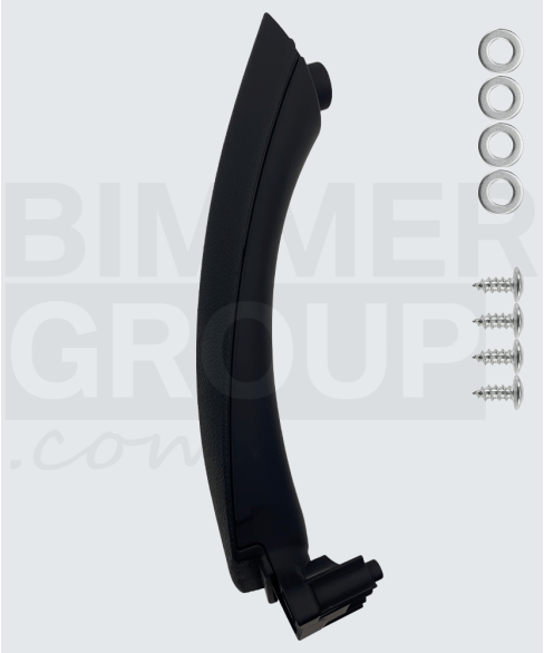 Poignée de porte arrière gauche noire pour BMW Série 3 (E90/E91)