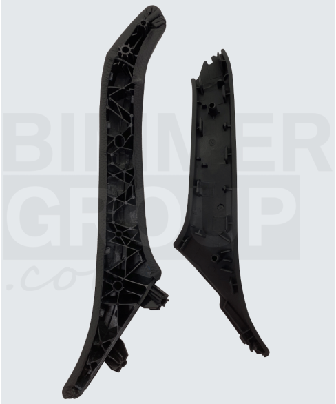 Poignée de porte arrière droite noire pour BMW Série 5 (F10/F11/F07)