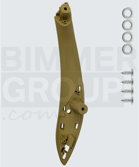 Poignée de porte arrière droite beige pour BMW Série 3, Série 4, M3, M4 (F30/F31/F34/F36/F80)